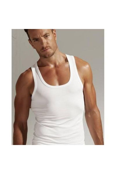 KEYAL Tutku 100% Cotton Men's Undershirt 6 Pack