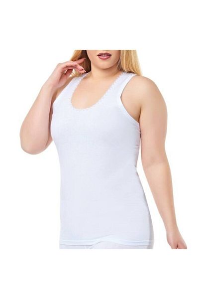 SİERNA Thick Strap Daisy Women's Undershirt 1 Pack