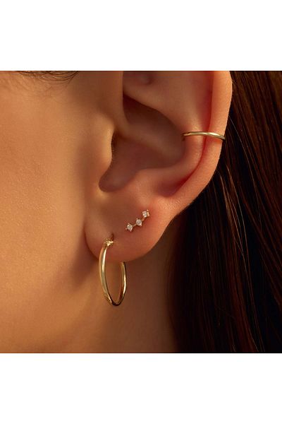 Beloro Jewels Navigli Alani 9 Karat Gold Ohrklemme BO370011
