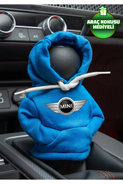 Freeyez Mini Cooper Blue Gear Shift Knob Sweatshirt - Car Clothes & Fleece Ac...