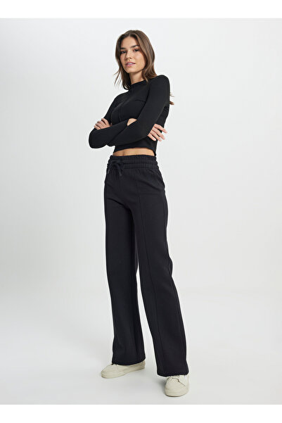 WRANGLER Antrasit Kadın Normal Bel Relaxed Fit Eşofman Altı W242770XV6 Faded ...