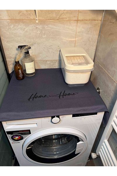BAGAND Κάλυμμα πλυντηρίου ρούχων Home Sweat Home Printed