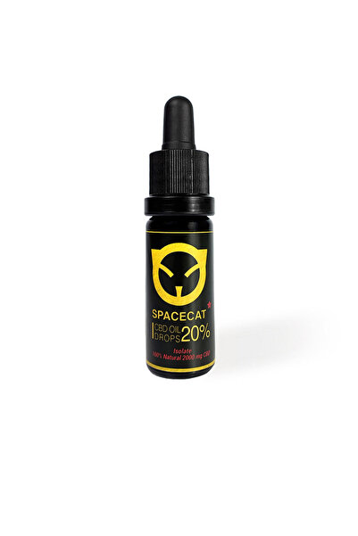Spacecat Aceite De Cbd 20 % (2000 mg) Espectro Completo Rico En Cannabidiol S...