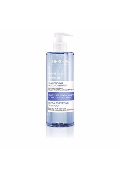Vichy Dercos Mineral Soft 400 ML Shampoo für den täglichen Gebrauch – Schuppenpflege-Ergänzung