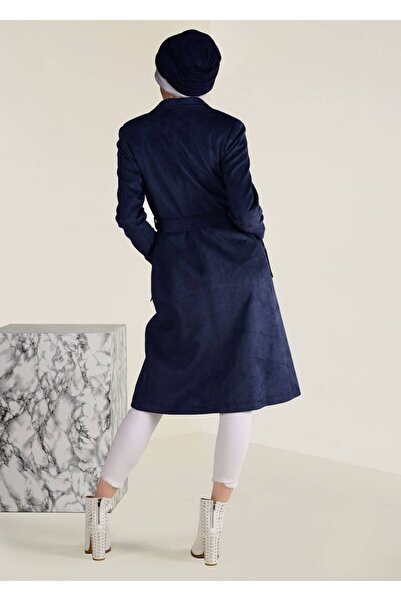 Alvina Шкіряний пальто з кишенями та бахромою 9776