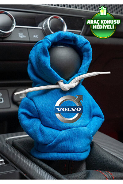 Freeyez Volvo Blue Gear Shift Hoodie Car Gear Shift Clothing Shift Fleece Aut...