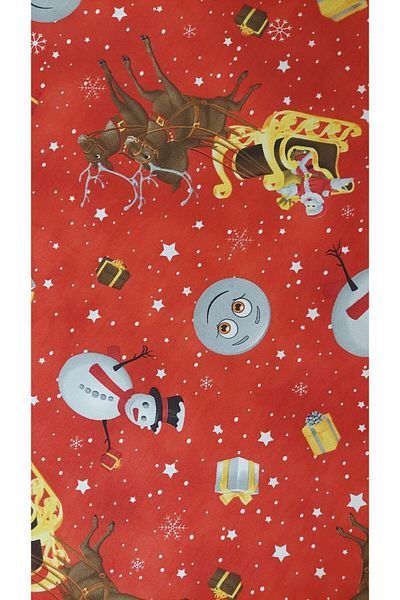 gonk Round,Christmas Patterned,Duck (Liquid Protective,Stain-Protective) Fabric,Tablecloth