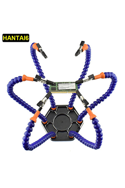 Choice HANTAI6 NEWACALOX 6PCS Flexible Arms Soldering Third Helpping Hand Sta...