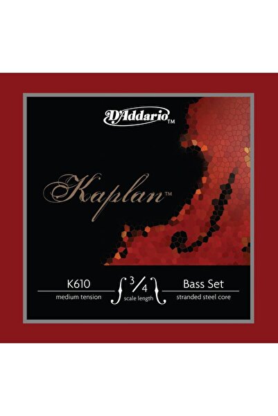 Generic Brand K610 3/4m Double Bass String Set, Tiger, Scale 3/4, Medium Tension