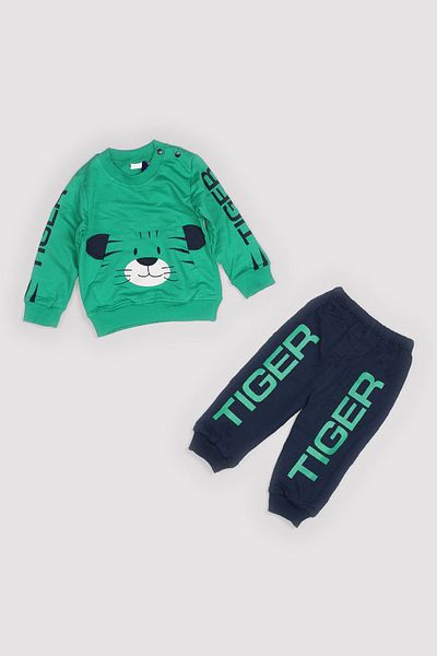 Peki 5-Piece Baby and Child Cotton Ear Set - Boys and Girls Tiger Gift 14505