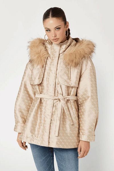 Guess Elly Logo Jacquard - Recy Poly Jacquard Twill
