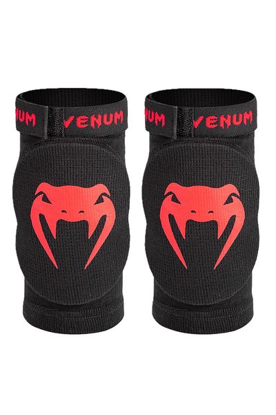 Venum Kontact Elbow Pads - Black/Red, One Size