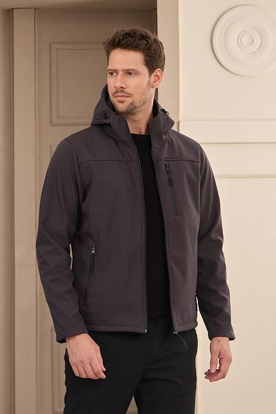 Danger Αντρικό παλτό Softshell Anthracite - Αδιάβροχο και αντιανεμικό