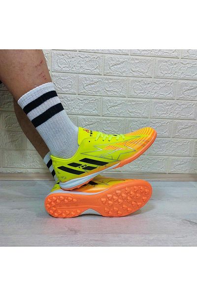 Twingo 305 Yellow-Orange Astroturf Football Shoes