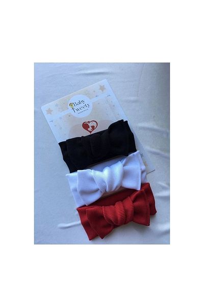 Baby Tweety 3-Piece Handmade Ribbed Baby Girl Bandana