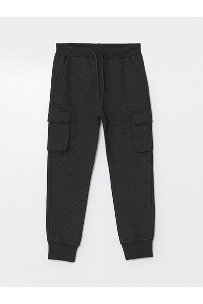 LC Waikiki Boys' Cargo Sweatpants with Elastic Waist