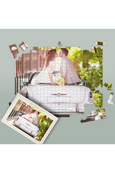 DECOVIENO KİŞİYE ÖZEL FOTOĞRAF BASKILI KİŞİSELLEŞTİRİLMİŞ FOTO YAPBOZ PUZZLE 1000 PARÇA (68CM X48CM)