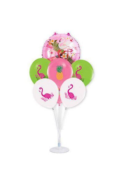 Parti Dükkanım Flamingo Pineapple Balloon Stand Set