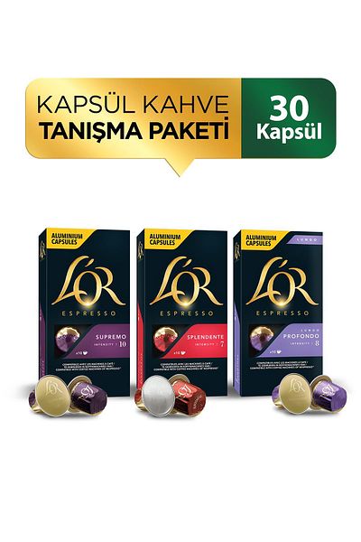 L'OR Nespresso Compatible Capsule Advantage Package (Supremo Splendente Lungo)