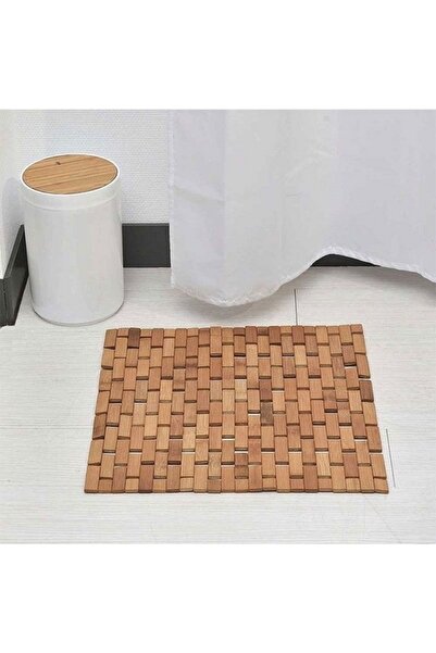 Tendance لوح حمام مضاد للانزلاق من الخيزران مقاس 45 × 45 سم 7408195