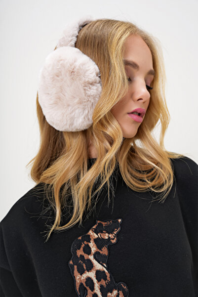 Trend Alaçatı Stili Női vaníliás összecsukható fülvédő műszőrme ALC-X13245