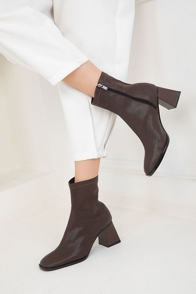 SOHO Γυναικείες καφέ μπότες - 19962 Model Bootie