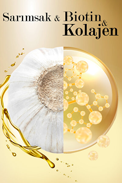 Duru Sarımsak&Biotin&Kolajen Dökülmeye Karşı Etkili Şampuan 3x500 ml