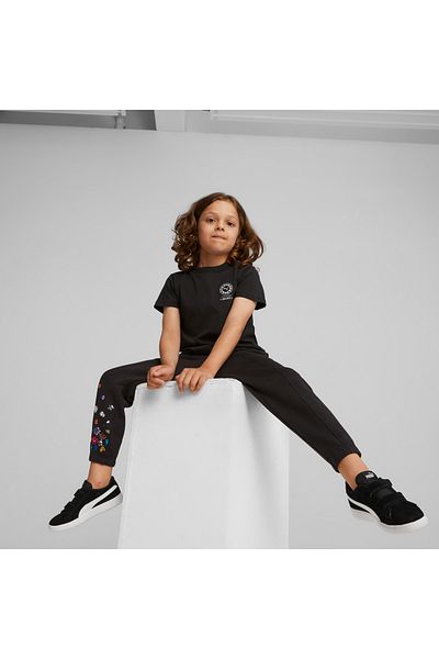 Puma بنطال رياضي أسود للأطفال من X LIBERTY