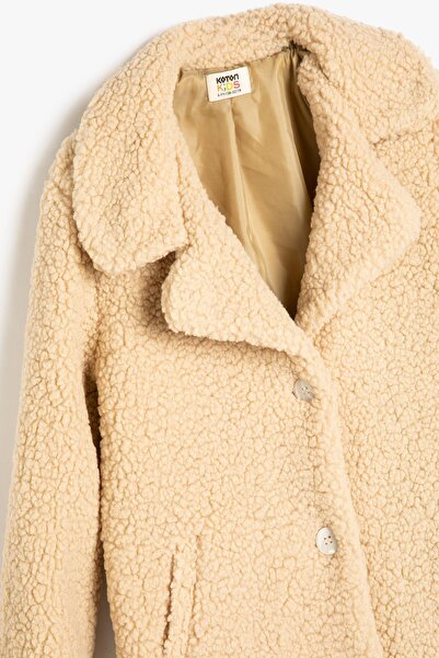 Koton Kids Бежово палто за момиче - 5Wkg00007Ak