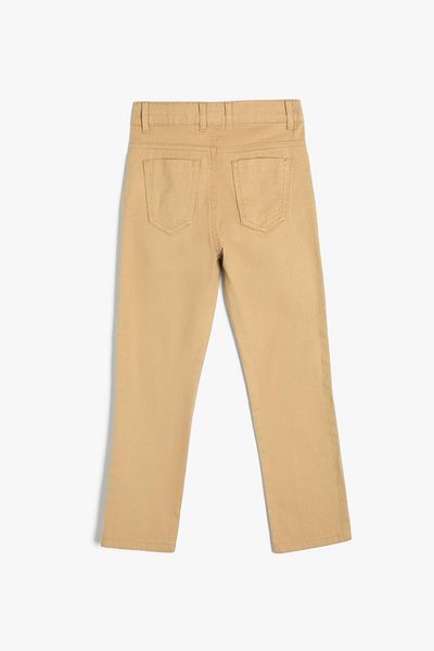 Koton Kids Kamelhaar-Jeans für Jungen 4WKB40005TW