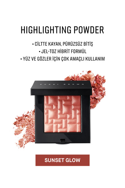 BOBBI BROWN Highlighting Powder Inci Pigmentli Aydınlatıcı Pudra - Sunset Glow 716170185637