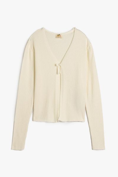 Koton Kids Ecru Girl's Cardigan 5WKG90021HT