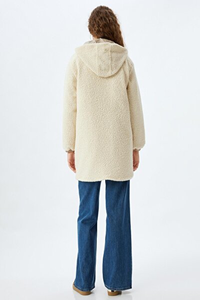 Koton Women's Ecru Coat - 5Wal00002Iw Model