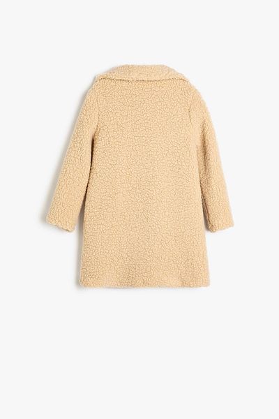 Koton Kids Κοριτσίστικο παλτό μπεζ - 5WKG00007AK