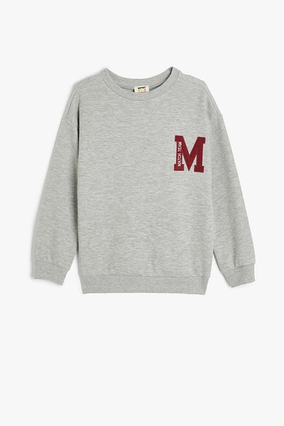 Koton Kids Boy's Gray Sweatshirt - 5Wkb10404Tk