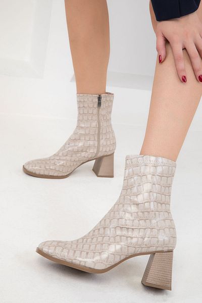 SOHO Béžové Krako 19962 Model Dámské Boots & Booties