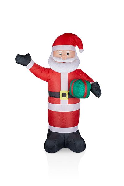 Waldern Premium Collection 150cm Inflatable-Lighted Santa Claus Christmas Ornament Decoration