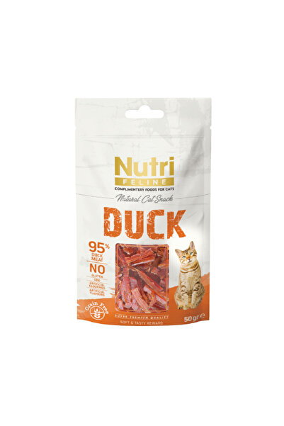 Genel Markalar 50gr %100 Doğal Etten Natural Cat Snack Ördek Etli Atıştırmalı...