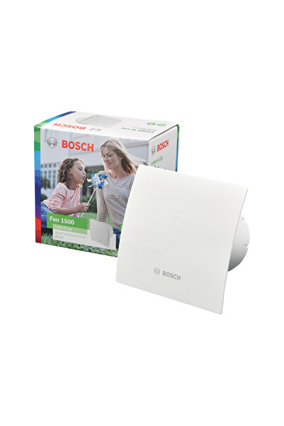 Bosch Fan 1500 DH W 125 Nem Sensörlü Ve Zaman Ayarlı Duvar Tipi Aksiyal Banyo Fanı