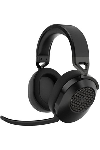 Corsair سماعة رأس للألعاب متعددة المنصات لاسلكية HS65 مع بلوتوث - Dolby 7.1 Surround Sound - كاربون