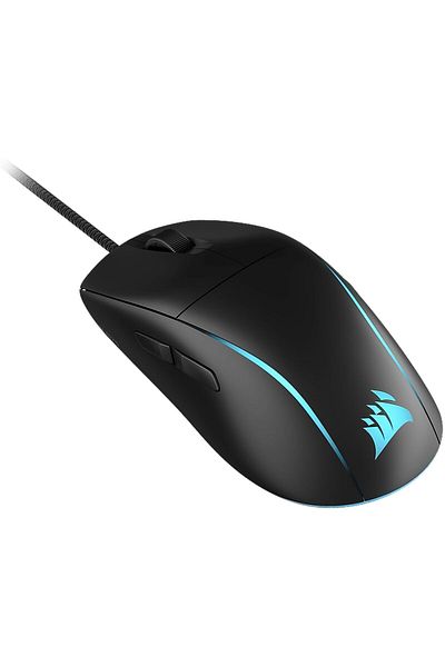 Corsair ماوس ألعاب FPS خفيف الوزن RGB M75 - 26,000 نقطة في البوصة - أسود
