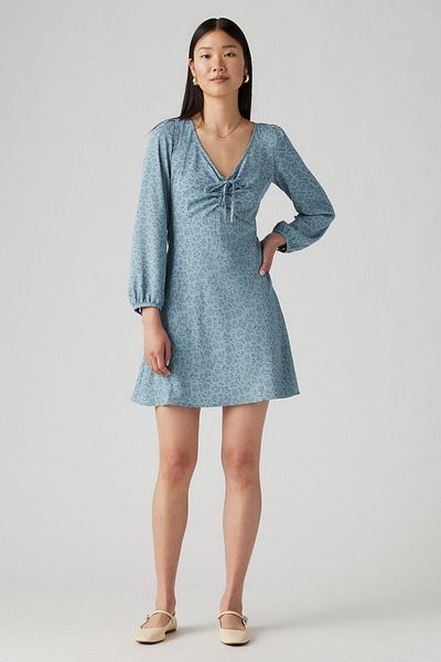 Levi's DELRAY LS MINI DRESS QUEEN B FL