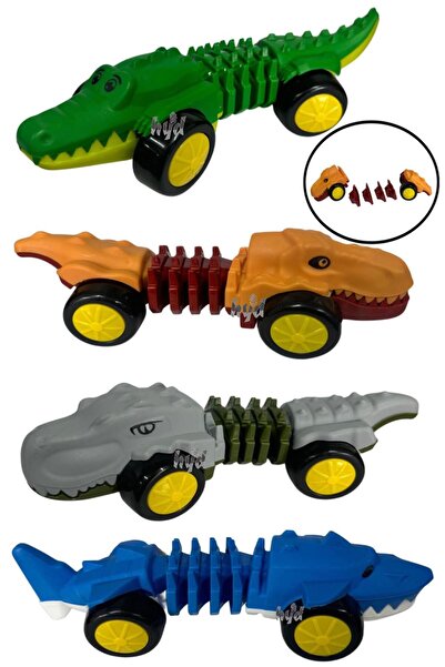 Hyd Sök Tak Çek Bırak Tırtıl Dinazor Eğitici Oyuncak 1 Adet