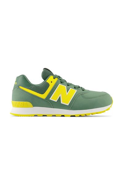 New Balance GC574 SCARPA DĚTSKÉ TABÁK LIFESTYLE SYNTHETICKÝ/TEXTILNÍ