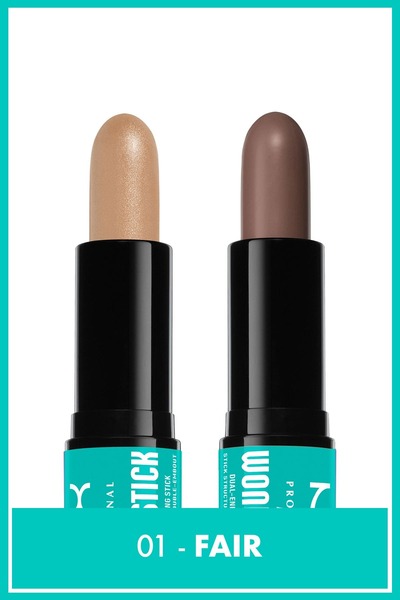NYX Professional Makeup Wonder Stick Çift Taraflı Krem Kontür ve Aydınlatıcı Stick - Fair