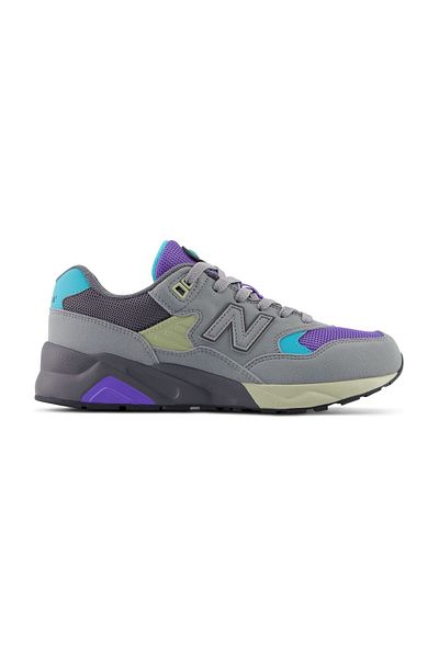 New Balance Scarpa Kids Lifestyle Gc580 - šedá/fialová syntetika/textil