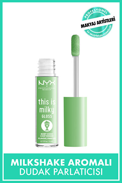 NYX Professional Makeup This Is Milky Gloss Dudak Parlatıcısı - Mint Choc Chi...