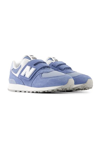 New Balance Dětské boty Scarpa Pv574 - černé arktické šedé semišové / síťované boty na životní styl