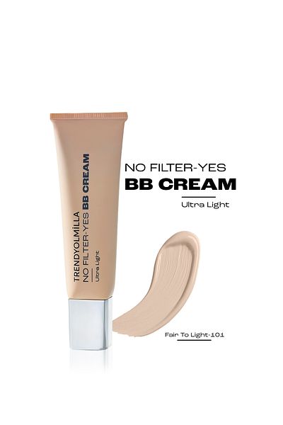 Trendyolmilla Beauty Ultraleichte, natürliche und glänzende BB-Creme – LSF 15, Fair To Light-101 TKZAW25LJ00000