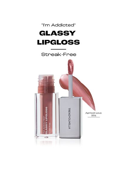 Trendyolmilla Beauty Nicht füllende, extrahelle Lipgloss Apricot Love-201 TKZAW25DP00000